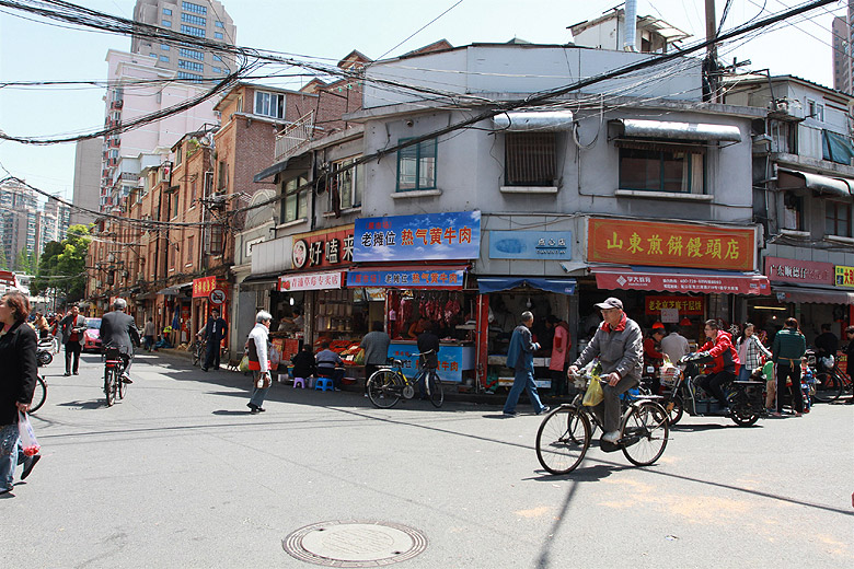 Шанхай, Хункоу, Улочки рядом с Комитетом КПК Провинции Цзянсу (Shanghai, Hongkou, Streets around Site of CPC Jiangsu Provincial Committee)