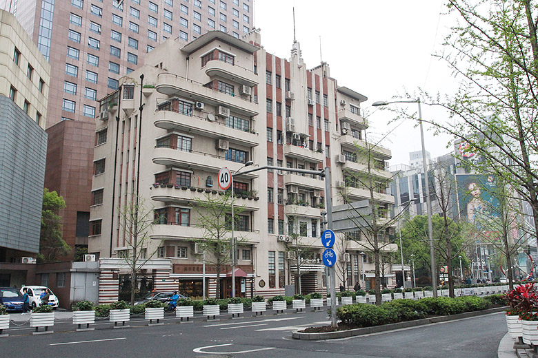 Шанхай, экскурсия Храм Цзинань, Eddington House (Changde Apartments) (Shanghai, Jing'an Temple Area, Eddington House (Changde Apartments))