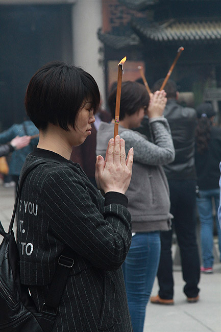 Шанхай, экскурсия Храм Цзинань, Храм Цзинань (Shanghai, Jing'an Temple Area, Jing'an Temple)