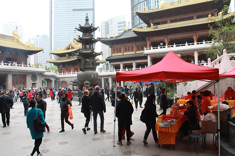 Шанхай, экскурсия Храм Цзинань, Храм Цзинань (Shanghai, Jing'an Temple Area, Jing'an Temple)