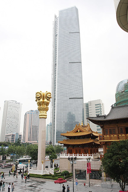 Шанхай, экскурсия Храм Цзинань, Храм Цзинань (Shanghai, Jing'an Temple Area, Jing'an Temple)
