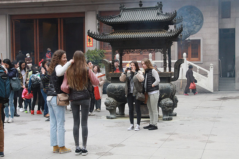 Шанхай, экскурсия Храм Цзинань, Храм Цзинань (Shanghai, Jing'an Temple Area, Jing'an Temple)