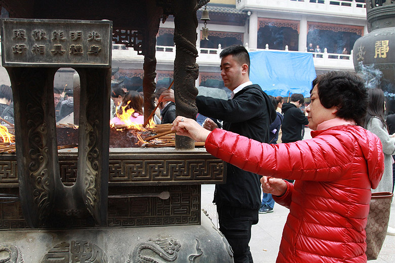 Шанхай, экскурсия Храм Цзинань, Храм Цзинань (Shanghai, Jing'an Temple Area, Jing'an Temple)