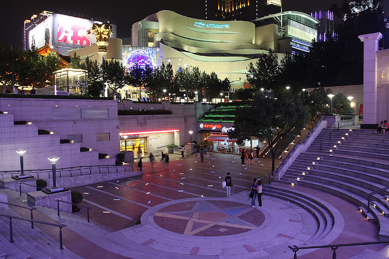 Шанхай, экскурсия Храм Цзинань, Jing'an Temple Plaza (Shanghai, Jing'an Temple Area, Jing'an Temple Plaza)