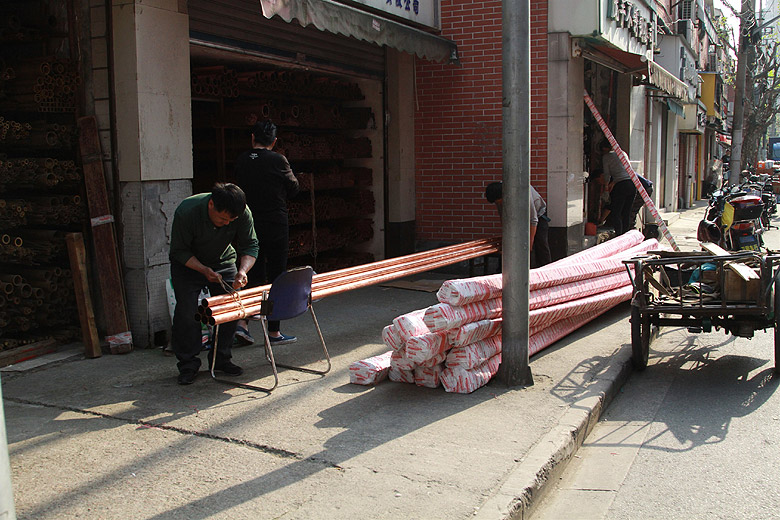 Шанхай, экскурсия Улица Наньцзин, улицы строительных материалов (Shanghai, Hardware Streets near Nanjing Road)