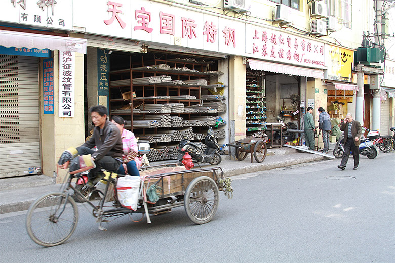 Шанхай, экскурсия Улица Наньцзин, улицы строительных материалов (Shanghai, Hardware Streets near Nanjing Road)
