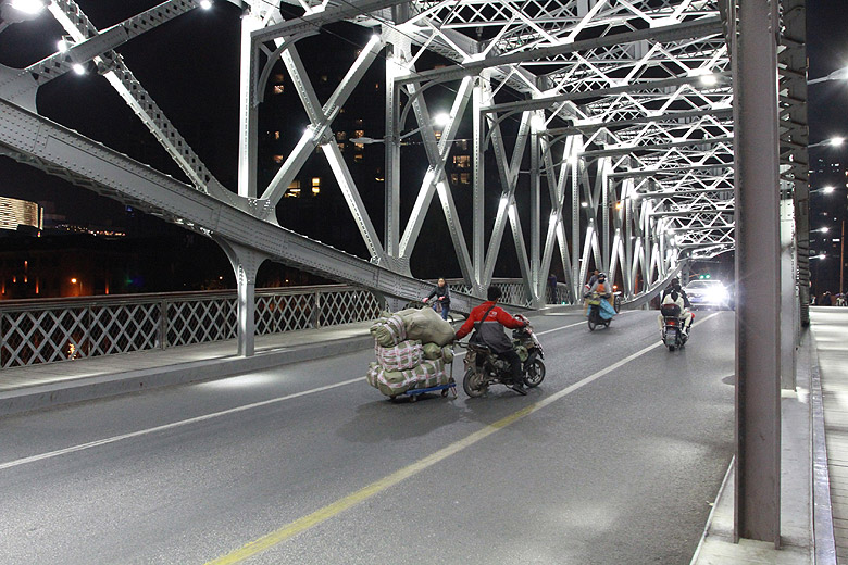 Шанхай, экскурсия Улица Наньцзин, Мост Zhejiang Road Bridge (Shanghai, Zhejiang Road Bridge)