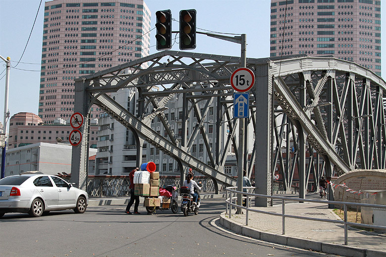 Шанхай, экскурсия Улица Наньцзин, Мост Zhejiang Road Bridge (Shanghai, Zhejiang Road Bridge)