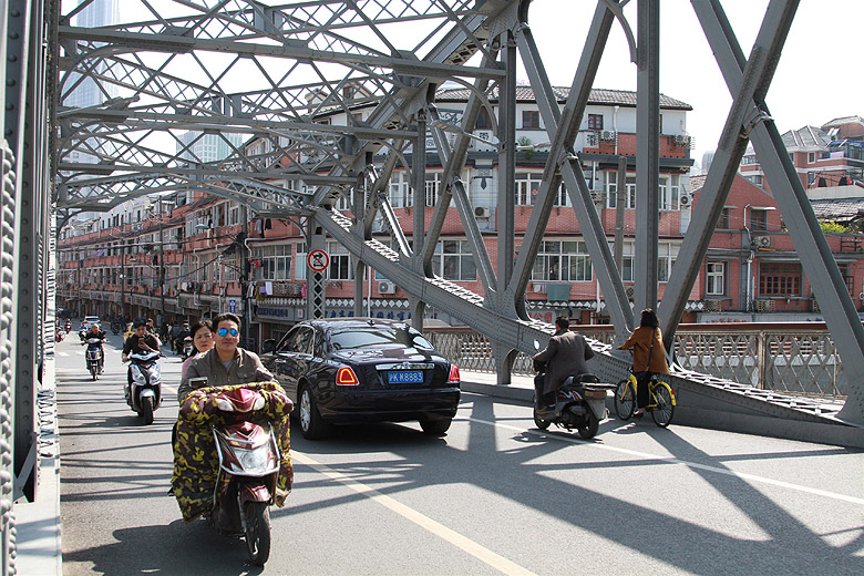 Шанхай, экскурсия Улица Наньцзин, Мост Zhejiang Road Bridge (Shanghai, Zhejiang Road Bridge)