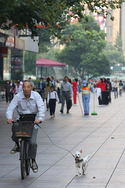 Шанхай, улица Наньцзин (Shanghai, Nanjing Road)