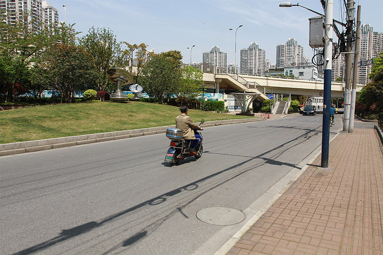 Шанхай, экскурсия Храм Нефритового Будды, Jiangning Road Bridge (Shanghai, Jiangning Road Bridge)