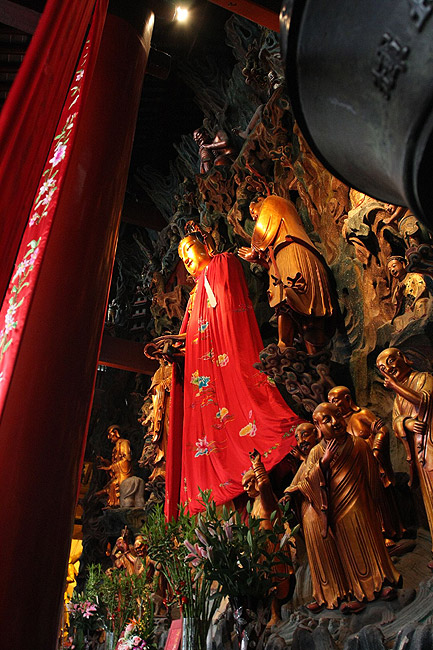 Шанхай, экскурсия Храм Нефритового Будды, Большой Зал (Shanghai, Jade Buddha Temple, Grand Hall)